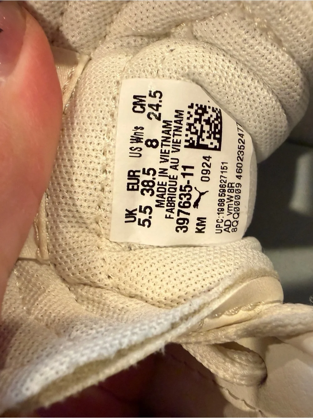 PUMA off White & Light Blue Classic Women's Sneaker